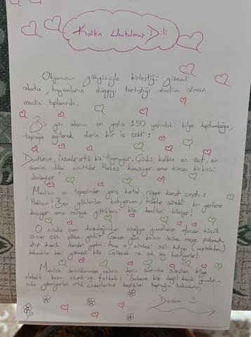 1. sayfanın el yazısı aslı