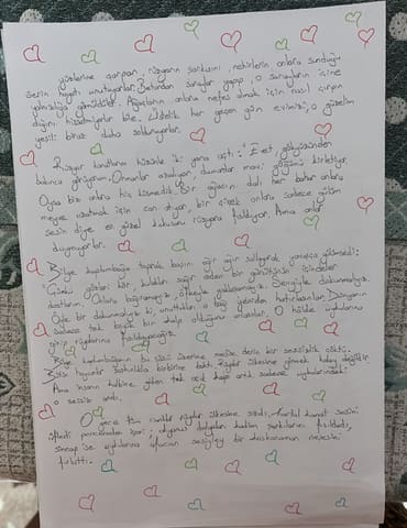 2. sayfanın el yazısı aslı